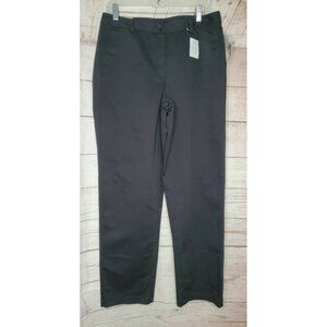 L.L. Bean Women’s Favorite Fit Bayside Twill Pants – Black, 100% Cotton, Size 10